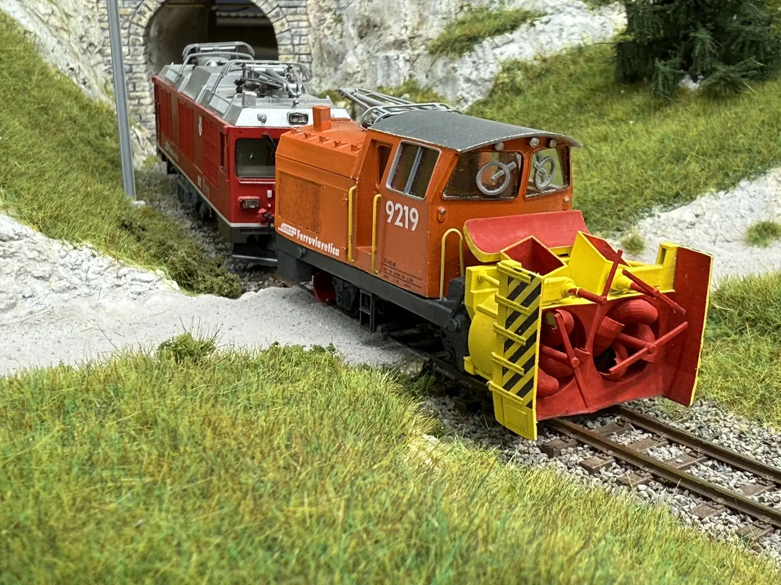Xrot 9217 in a railway consist
